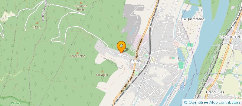 localisation de l'entreprise HOLDING ROUBY-GONCALVES  CRUAS