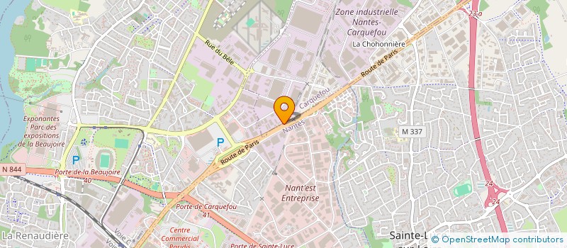 localisation de l'entreprise HOLDING ROUET à CARQUEFOU
