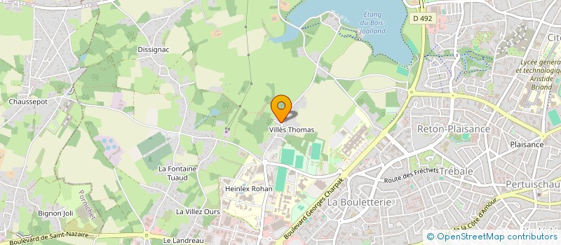 localisation de l'entreprise HOLDING ROUGET  SAINT-NAZAIRE