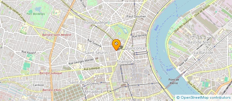 localisation de l'entreprise HOLDING ROUNERS  BORDEAUX