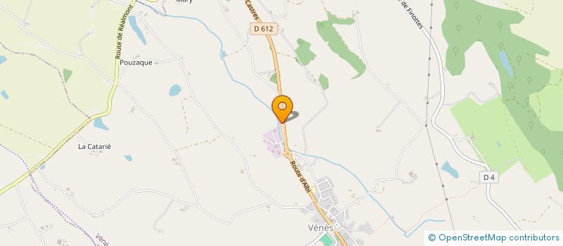 localisation de l'entreprise HOLDING ROUSSEAU  VENES