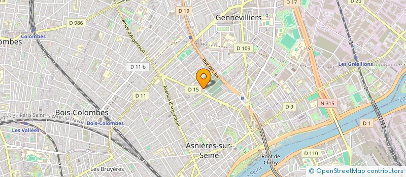 localisation de l'entreprise HOLDING ROUSSEL CAPITAL  ASNIERES-SUR-SEINE