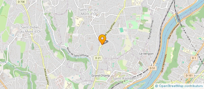 localisation de l'entreprise HOLDING ROUSSIERE II  SAINT-CYR-AU-MONT-D'OR