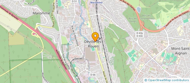 localisation de l'entreprise HOLDING ROUSSIGNOL  DEVILLE-LES-ROUEN