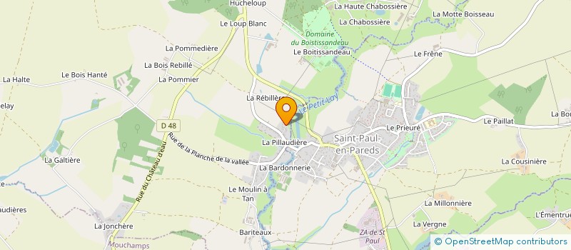 localisation de l'entreprise HOLDING ROYER OLIVIER à LES HERBIERS