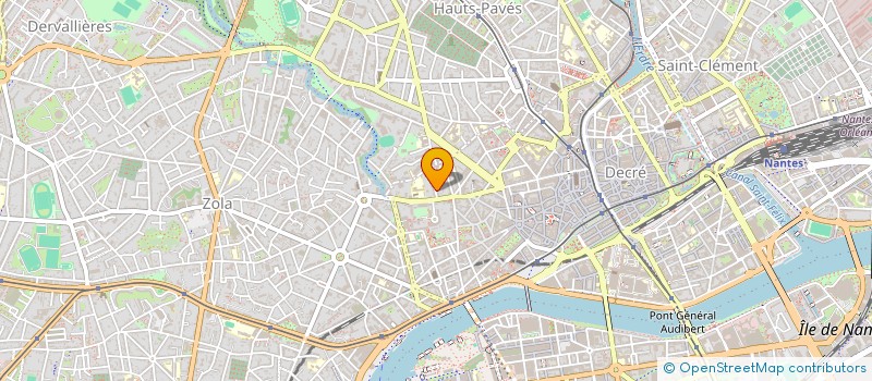 localisation de l'entreprise HOLDING RP à NANTES