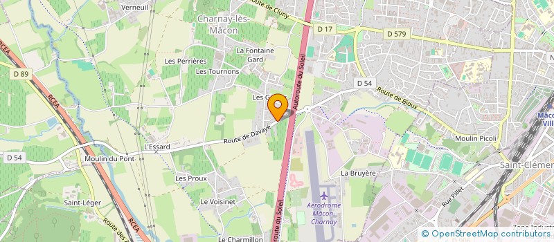 localisation de l'entreprise HOLDING RPA à CHARNAY-LES-MACON