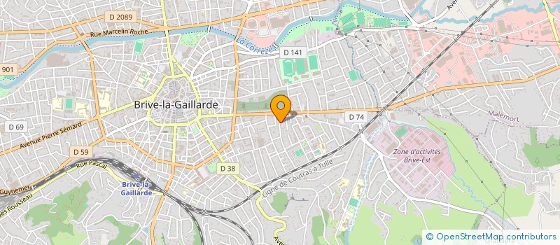 localisation de l'entreprise HOLDING RS  BRIVE-LA-GAILLARDE