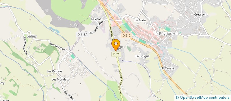 localisation de l'entreprise HOLDING RTBL à PUYGOUZON