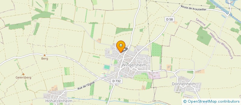 localisation de l'entreprise HOLDING RTK  BERNOLSHEIM