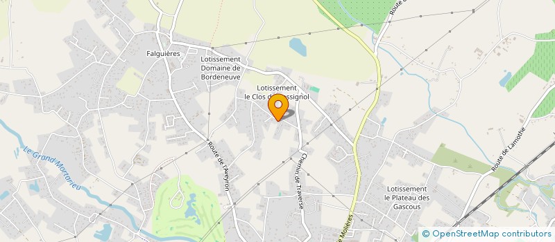 localisation de l'entreprise HOLDING RUEL  MONTAUBAN