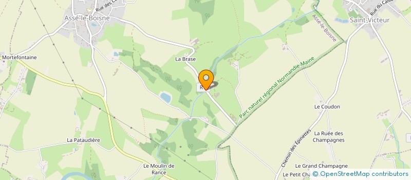 localisation de l'entreprise HOLDING RUEL-DENIS  ASSE-LE-BOISNE