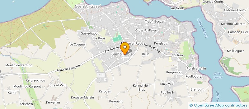 localisation de l'entreprise HOLDING RUELLOU  SAINT-PABU