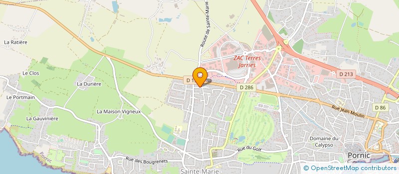 localisation de l'entreprise HOLDING RUER à PORNIC