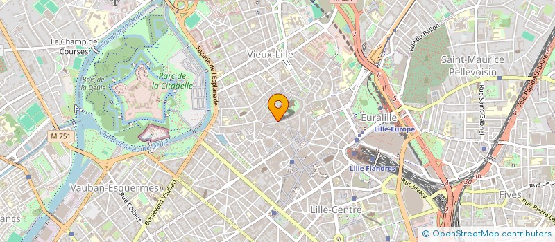 localisation de l'entreprise HOLDING RUK à LILLE