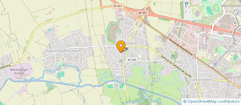 localisation de l'entreprise HOLDING RUMEUR à WOLFISHEIM