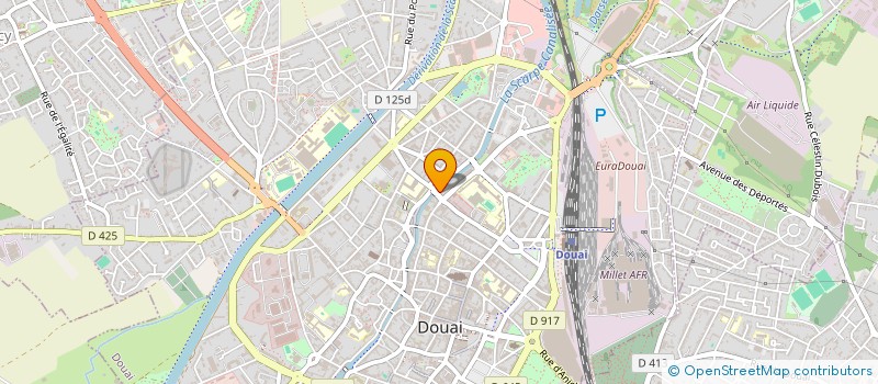 localisation de l'entreprise HOLDING RW à DOUAI