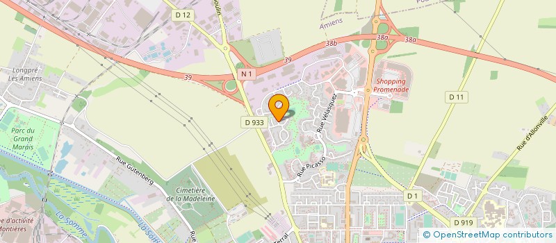 localisation de l'entreprise HOLDING S.D.N.F à AMIENS