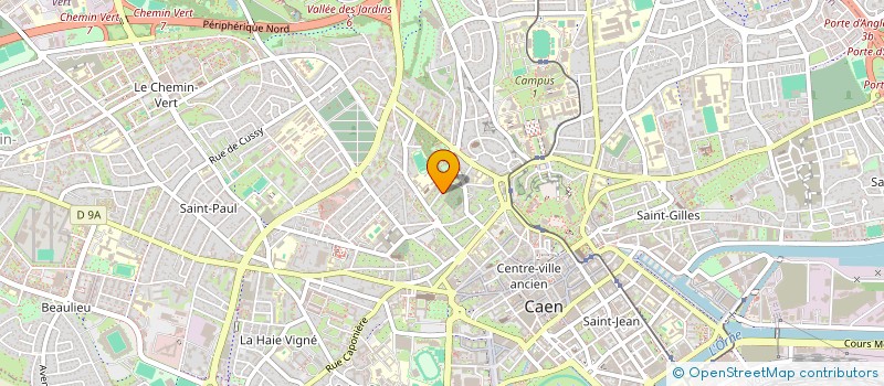 localisation de l'entreprise HOLDING S.GAUTIER à CAEN