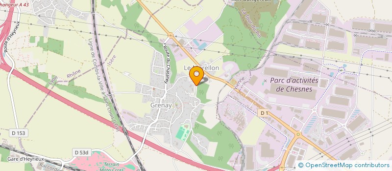 localisation de l'entreprise HOLDING S.L.C.H  GRENAY