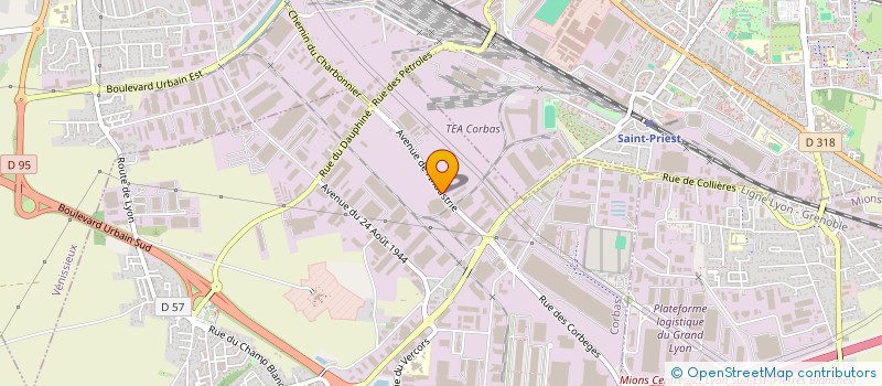 localisation de l'entreprise HOLDING S.M.C.C. à CORBAS