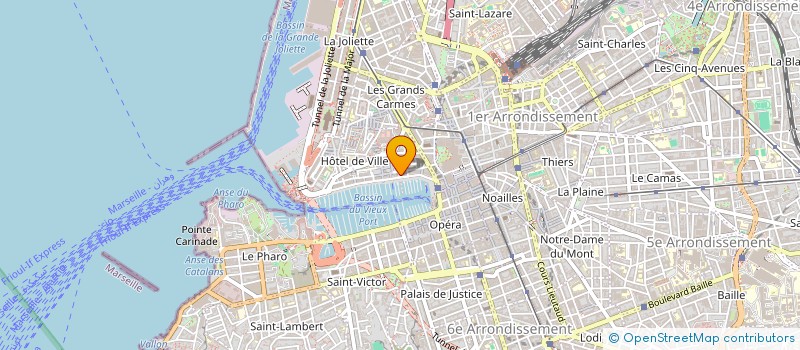localisation de l'entreprise HOLDING S.POPOVIC à MARSEILLE
