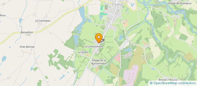 localisation de l'entreprise HOLDING S.T.E à CHAILLAC