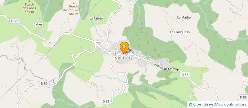 localisation de l'entreprise HOLDING S.Y.M  SAINT-PIERRE-DE-TRIVISY