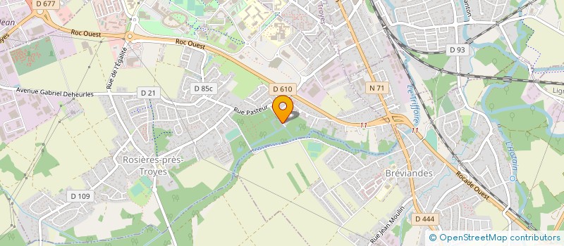 localisation de l'entreprise HOLDING SAGITTAIRE à ROSIERES-PRES-TROYES