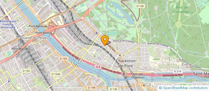 localisation de l'entreprise HOLDING SAGONAISE DE PARTICIPATIONS  CHARENTON-LE-PONT