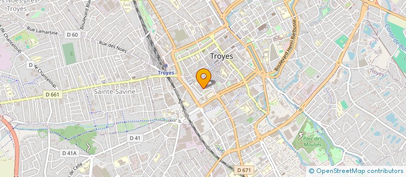 localisation de l'entreprise HOLDING SAINT-CHARLES  TROYES