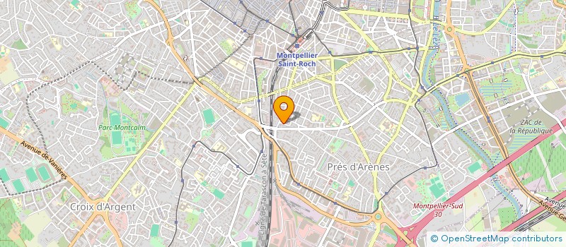 localisation de l'entreprise HOLDING SAINT HUBERT à MONTPELLIER