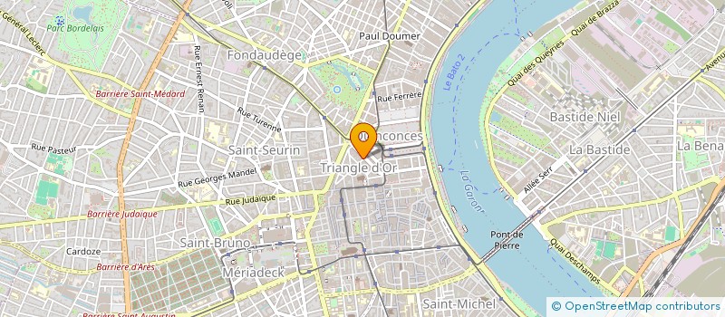 localisation de l'entreprise HOLDING SAINT JAMES  BORDEAUX