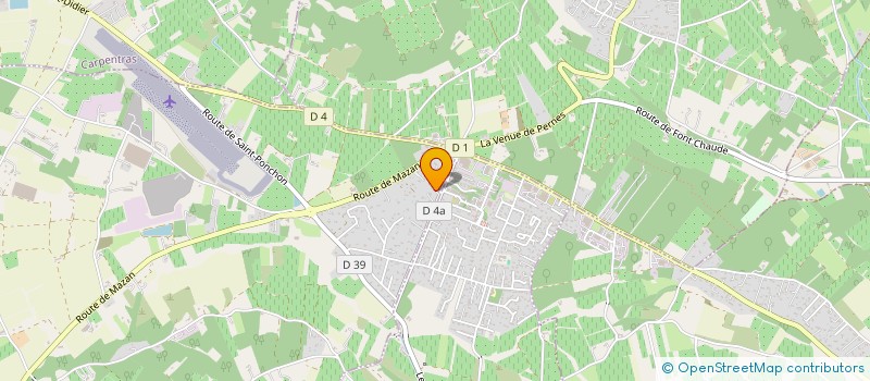 localisation de l'entreprise HOLDING SAINT PHILIPPE  PERNES-LES-FONTAINES