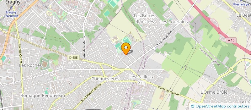 localisation de l'entreprise HOLDING SAINTE-HONORINE  CONFLANS-SAINTE-HONORINE