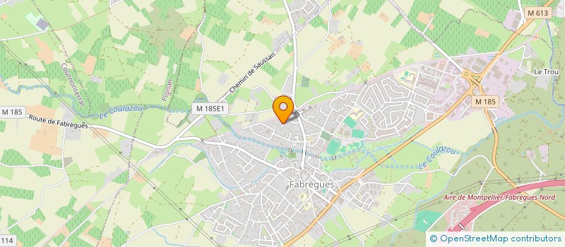 localisation de l'entreprise HOLDING SAJTC  FABREGUES