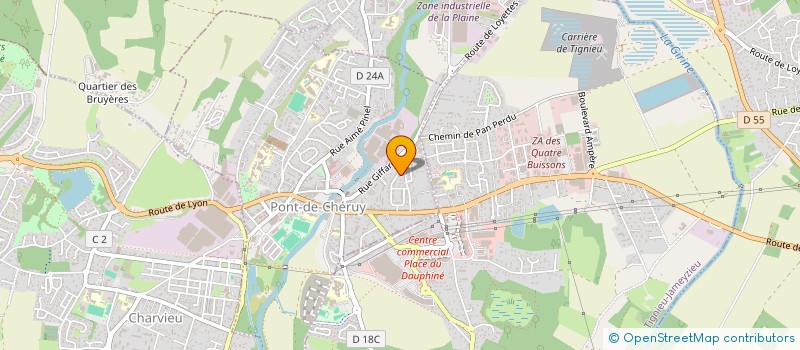 localisation de l'entreprise HOLDING SAKSIK  PONT-DE-CHERUY