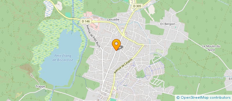 localisation de l'entreprise HOLDING SALA  BISCARROSSE