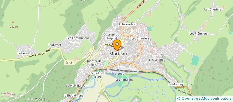 localisation de l'entreprise HOLDING SALAS à MORTEAU