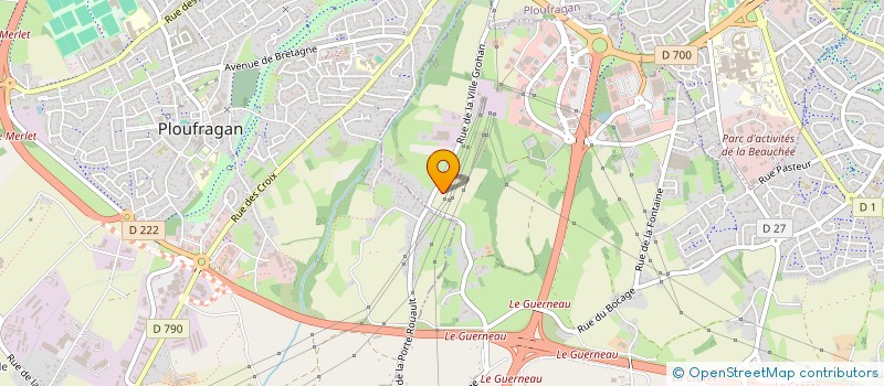 localisation de l'entreprise HOLDING SALAUN à TREGUEUX