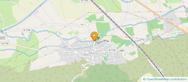 localisation de l'entreprise HOLDING SALICETI  ALLEINS