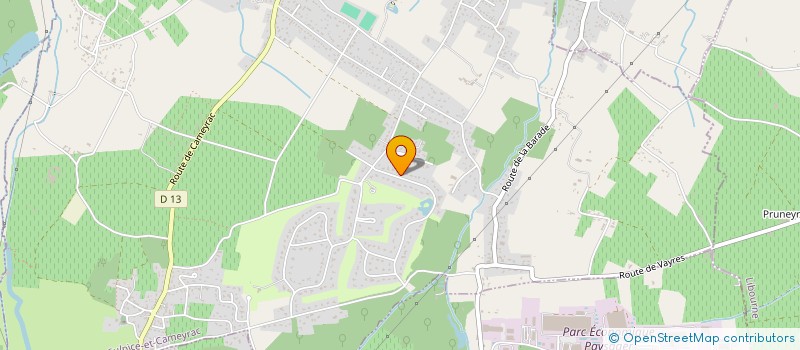 localisation de l'entreprise HOLDING SALLET  SAINT-SULPICE-ET-CAMEYRAC