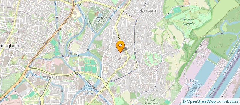 localisation de l'entreprise HOLDING SALMON  STRASBOURG