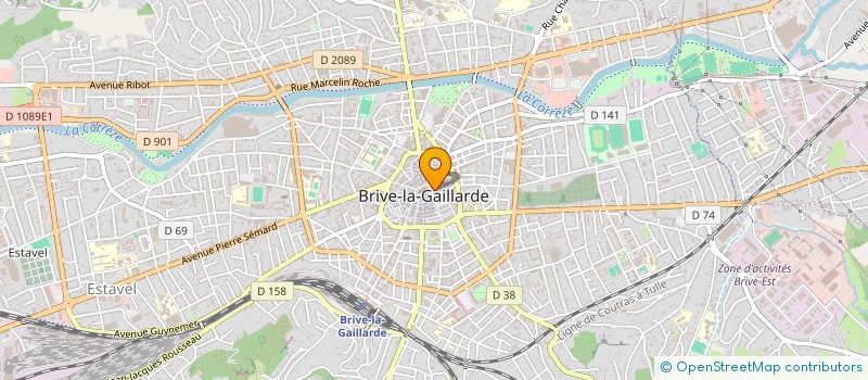 localisation de l'entreprise HOLDING SANDRINE ARCACHON  BRIVE-LA-GAILLARDE