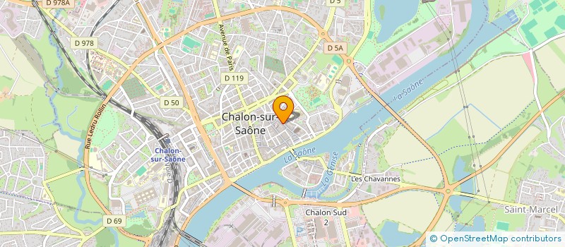 localisation de l'entreprise HOLDING SAONE CAPITAL à CHALON-SUR-SAONE