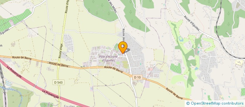 localisation de l'entreprise HOLDING SAPHIR  EGUILLES