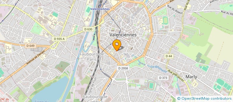 localisation de l'entreprise HOLDING SAPHIR RUBIS  VALENCIENNES