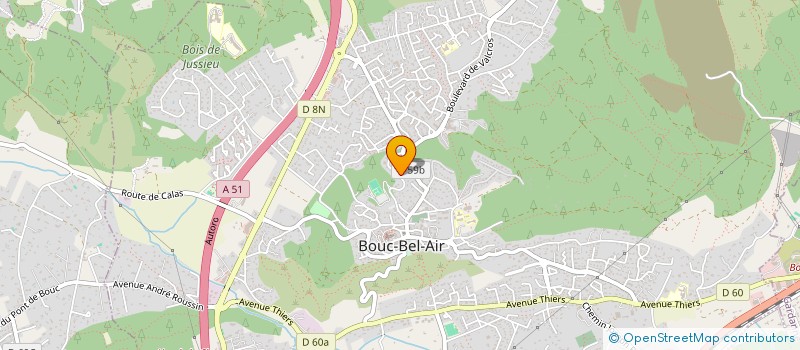 localisation de l'entreprise HOLDING SAPIN à BOUC-BEL-AIR