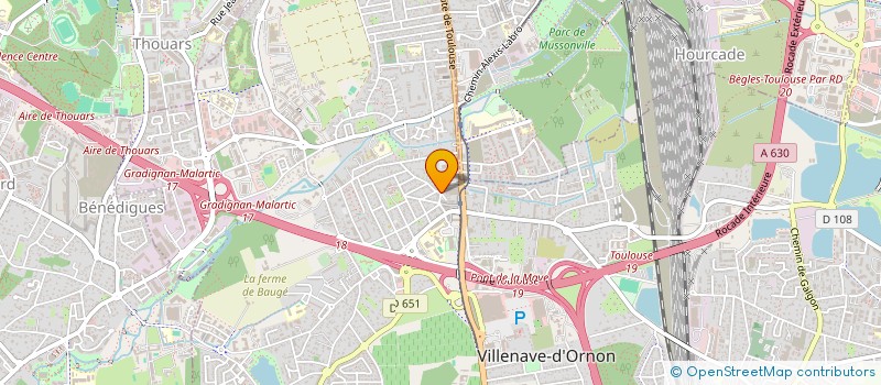 localisation de l'entreprise HOLDING SARAC ULUCAY  VILLENAVE-D'ORNON