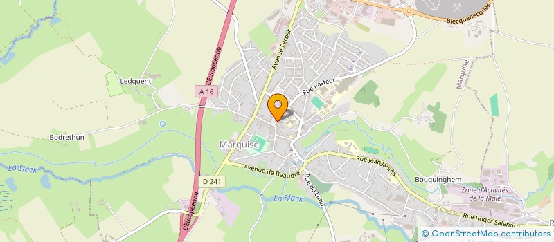 localisation de l'entreprise HOLDING SARETCO  MARQUISE